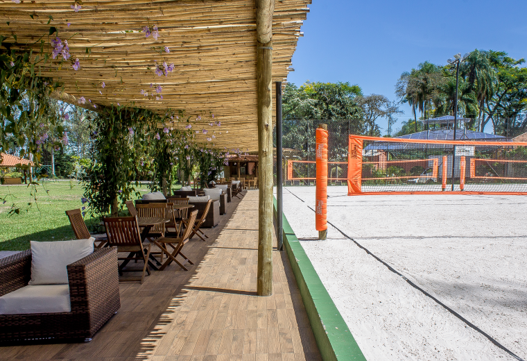 Quadra de Beach Tennis do Hotel e Golfe Clube dos 500