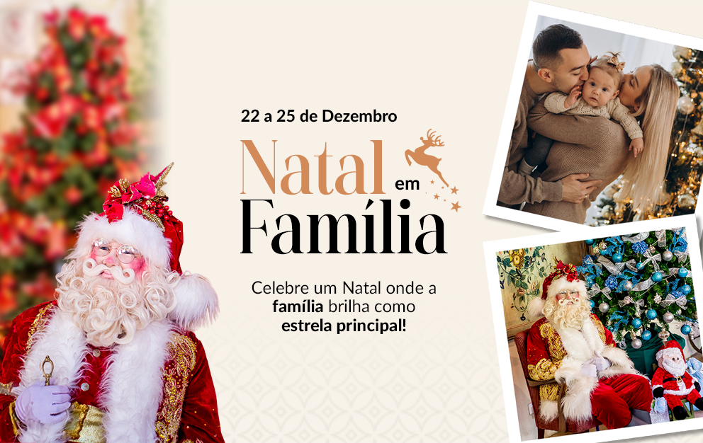 Natal em Família no Hotel e Golfe Clube dos 500